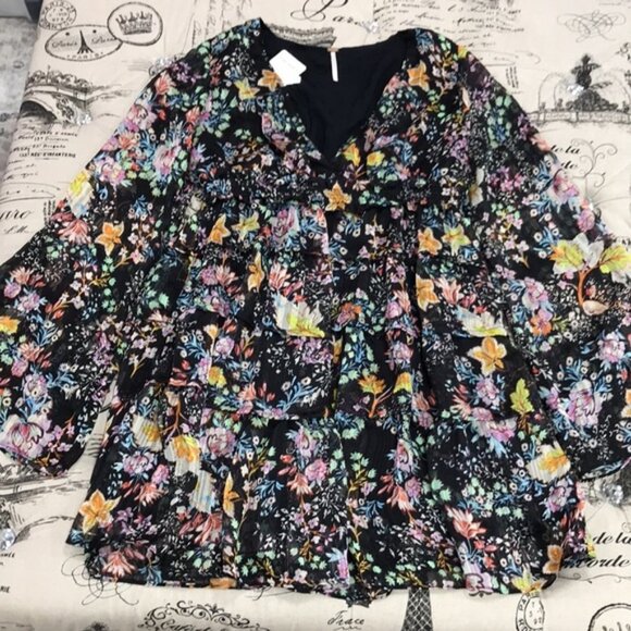 Free People Closer to the Heart Floral Mini Dress - Picture 6 of 11